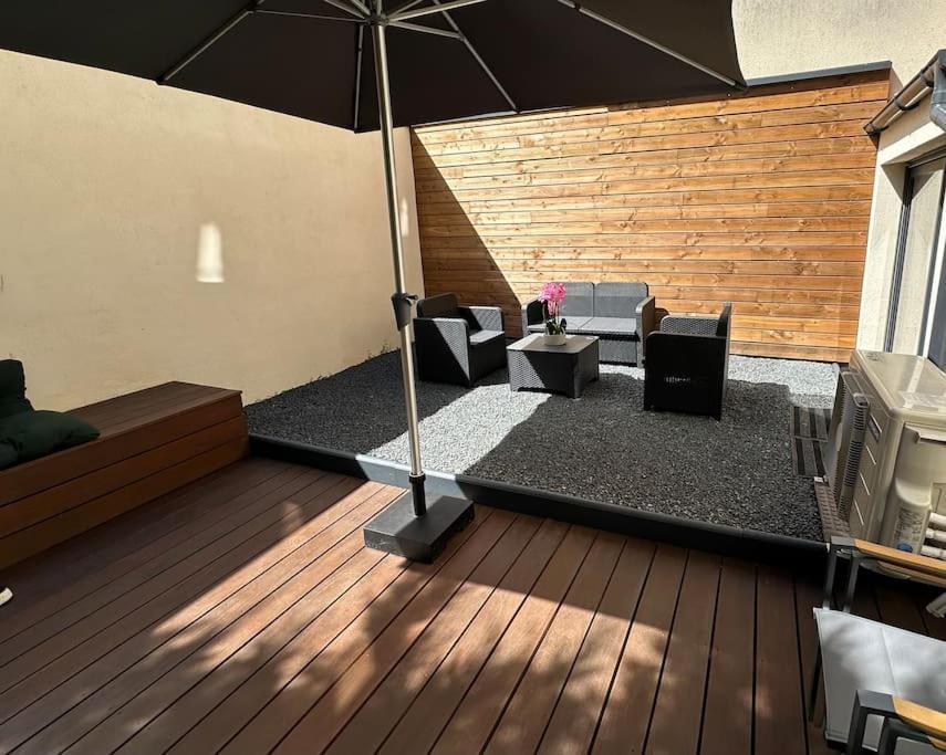 Le Briand Appartement 4Etoiles Nancy Thermal Cosy Avec Terrasse Wifi Exterior foto